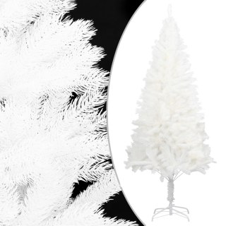  Sztuczna choinka z lampkami LED i bombkami, biała, 120 cm Lumarko!