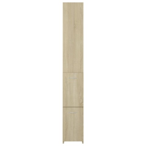 Szafka łazienkowa, dąb sonoma, 25x25x170 cm, płyta wiórowa Lumarko!