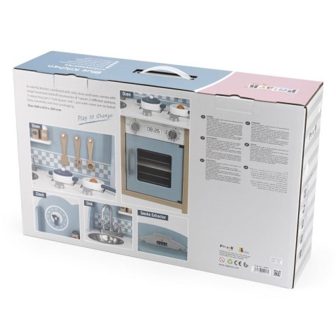  Polarb Kuchnia Z Akcesoriami Silver - Blue Lumarko!