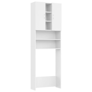  Szafka na pralkę, biała, 64 x 25,5 x 190 cm Lumarko!