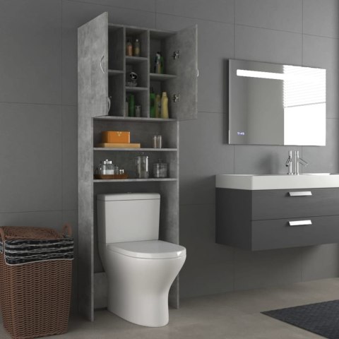  Szafka na pralkę, szarość betonu, 64 x 25,5 x 190 cm Lumarko!