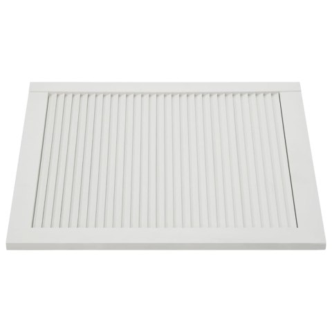  Drzwi żaluzjowe, 4 szt., drewno sosnowe, białe, 69x59,4 cm Lumarko!