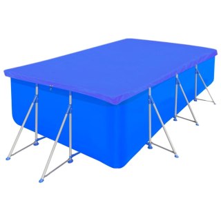  Plandeki na basen, 2 szt., PE, prostokątne, 90 g/m², 394x207 cm Lumarko!