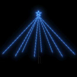  Choinka z lampek, wewn./zewn., 400 niebieskich diod LED, 2,5 m Lumarko!