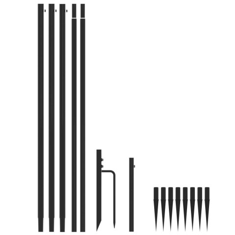  Choinka z lampek, wewn./zewn., 576 niebieskich diod LED, 3,6 m Lumarko!