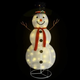 Dekoracja świąteczna, bałwan z LED, luksusowa tkanina, 180 cm Lumarko!