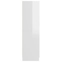  Szafa, biała, wysoki połysk, 82,5x51,5x180 cm, płyta wiórowa Lumarko!