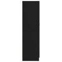  Szafa, czarna, 82,5x51,5x180 cm, płyta wiórowa Lumarko!