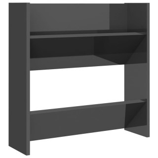  Półka ścienna na buty, szara z połyskiem, 60x18x60 cm, płyta Lumarko!