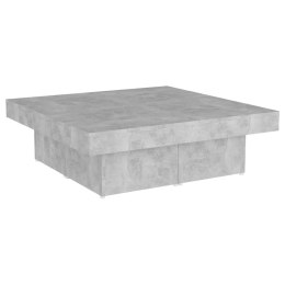  Stolik kawowy, szarość betonu, 90x90x28 cm, płyta wiórowa Lumarko!