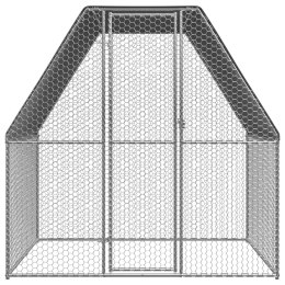  Klatka zewnętrzna dla kurcząt, 2x2x2 m, stal galwanizowana Lumarko!