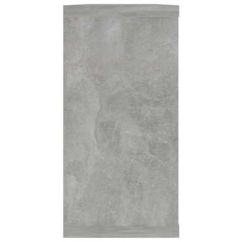  Półki ścienne kostki, 4 szt., szarość betonu, 100x15x30 cm Lumarko!