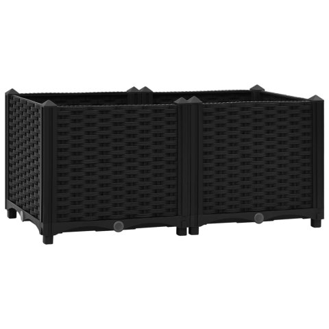  Donica do podniesionej rabaty, 80x40x38 cm, polipropylen Lumarko!