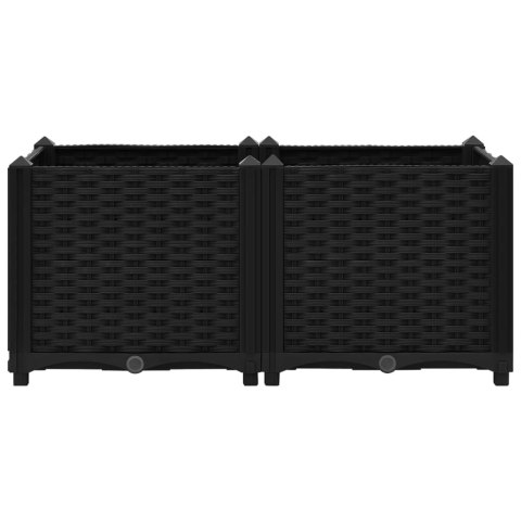  Donica do podniesionej rabaty, 80x40x38 cm, polipropylen Lumarko!