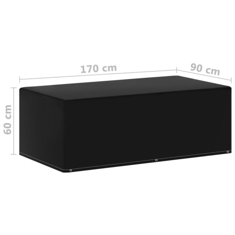  Pokrowce na meble i grill, 2 szt., 6 oczek, 170x90x60 cm Lumarko!