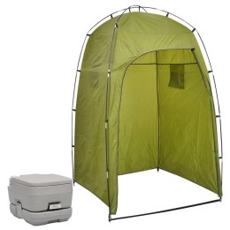  Przenośna toaleta turystyczna z namiotem, 10+10 L Lumarko!