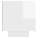  Szafka nocna, wysoki połysk, biała, 100x35x40 cm, płyta wiórowa Lumarko!