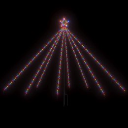  Choinka z lampek, wewn./zewn., 400 kolorowych diod LED, 2,5 m Lumarko!
