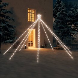  Choinka z lampek, wewn./zewn., 576 zimnych białych LED, 3,6 m Lumarko!