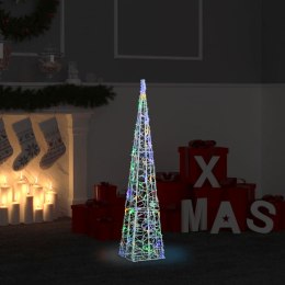  Stożek dekoracyjny, akrylowy, kolorowy, LED, 90 cm Lumarko!