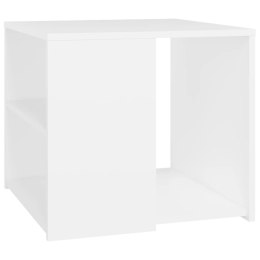  Stolik boczny, biały, 50x50x45 cm, płyta wiórowa Lumarko!