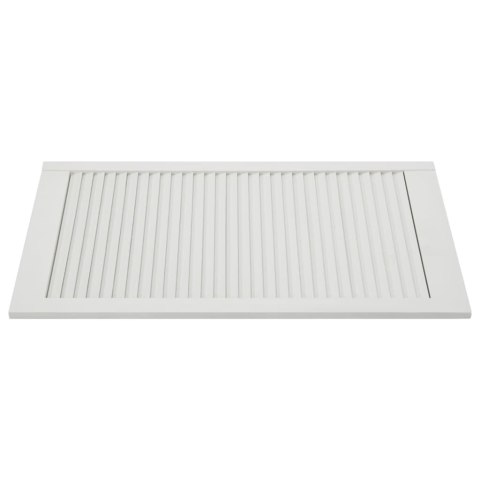  Drzwi żaluzjowe, 2 szt., drewno sosnowe, białe, 99,3 x 49,4 cm Lumarko!