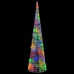  Stożek dekoracyjny, akrylowy, kolorowy, LED, 90 cm Lumarko!