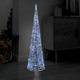  Stożek dekoracyjny, akrylowy, zimne białe LED, 120 cm Lumarko!