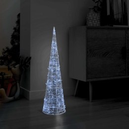  Stożek dekoracyjny, akrylowy, zimne białe LED, 90 cm Lumarko!