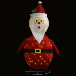  Dekoracja świąteczna, Mikołaj z LED, luksusowa tkanina, 90 cm Lumarko!