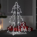 Ozdoba świąteczna w kształcie choinki, 160 LED, 78x120 cm Lumarko!