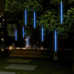  Lampki meteory, 8 szt., 50 cm, 288 niebieskich LED, wewn./zewn. Lumarko!
