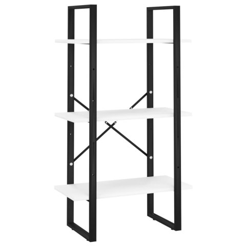  Regał, biały, 60x30x105 cm, płyta wiórowa i metal Lumarko!