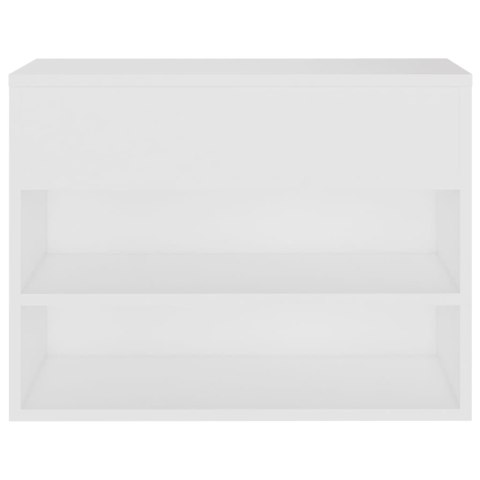  Ławka z miejscem na buty, biała, 60x30x45 cm, płyta wiórowa Lumarko!