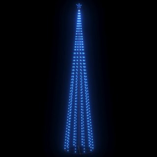  Choinka stożkowa, 752 niebieskich lampek LED, 160x500 cm Lumarko!