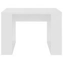  Stolik boczny, biały, 50x50x35 cm, płyta wiórowa Lumarko!