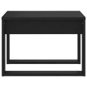  Stolik boczny, czarny, 50x50x35 cm, płyta wiórowa Lumarko!