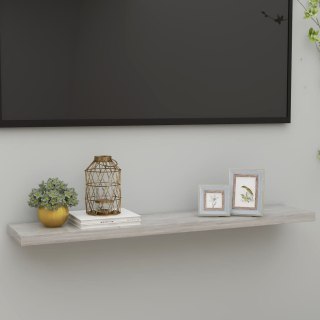  Półka ścienna, szarość betonu, 120 x 23,5 x 3,8 cm, MDF Lumarko!