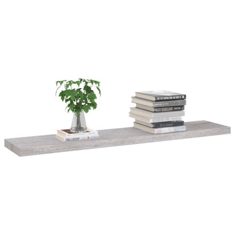  Półka ścienna, szarość betonu, 120 x 23,5 x 3,8 cm, MDF Lumarko!