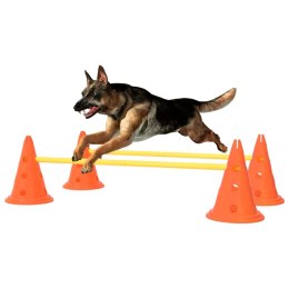  Zestaw przeszkód treningowych dla psa, pomarańczowo-żółty Lumarko!