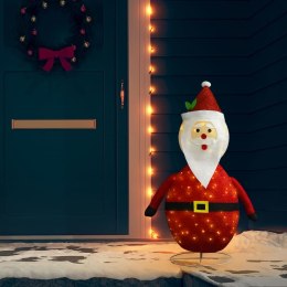  Dekoracja świąteczna, Mikołaj z LED, luksusowa tkanina, 120 cm Lumarko!