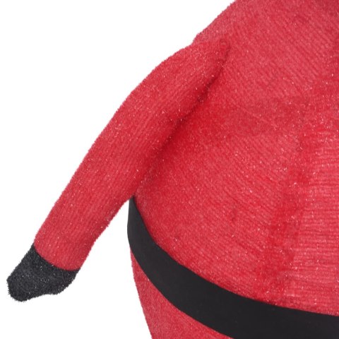  Dekoracja świąteczna, Mikołaj z LED, luksusowa tkanina, 120 cm Lumarko!