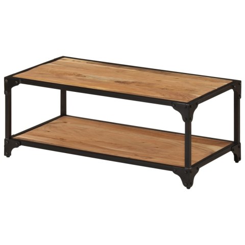  Stolik kawowy z litego drewna akacjowego, 90x45x35 cm Lumarko!