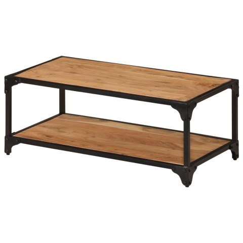  Stolik kawowy z litego drewna akacjowego, 90x45x35 cm Lumarko!