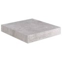  Półki ścienne, 2 szt., szarość betonu, 23 x 23,5 x 3,8 cm, MDF Lumarko!