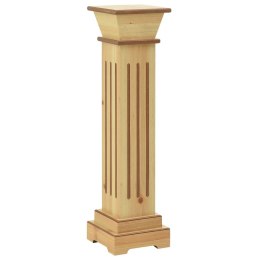 Lumarko Klasyczny kwietnik kolumna, jasne drewno, 17x17x66 cm, MDF