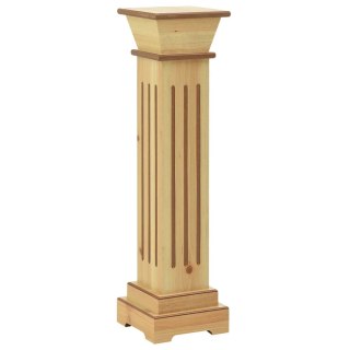  Klasyczny kwietnik kolumna, jasne drewno, 17x17x66 cm, MDF Lumarko!
