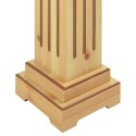  Klasyczny kwietnik kolumna, jasne drewno, 17x17x66 cm, MDF Lumarko!
