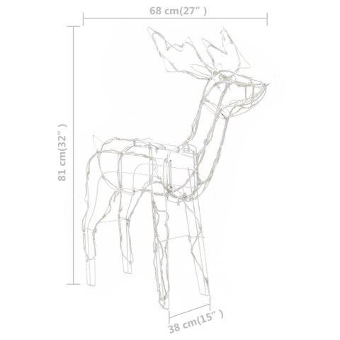  3 świąteczne renifery z lampek, 229 diod LED Lumarko!
