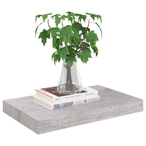  Półki ścienne, 2 szt., szarość betonu, 40x23x3,8 cm, MDF Lumarko!